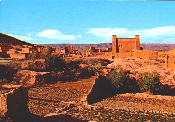 Cashbah dans le sud du Maroc